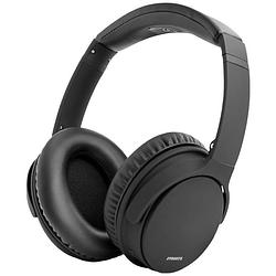 Foto van Streetz hl-bt404 over ear headset bluetooth stereo zwart noise cancelling vouwbaar, headset, volumeregeling