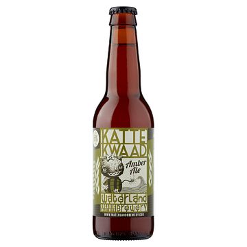 Foto van Waterland brewery kattekwaad amber ale biologisch fles 330ml bij jumbo