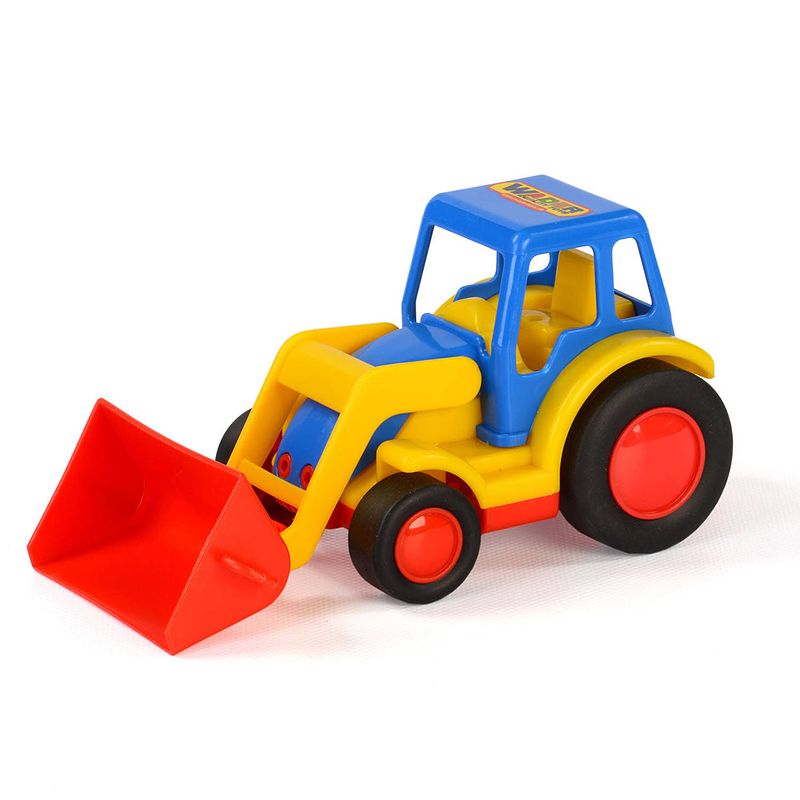 Foto van Cavallino toys cavallino basics tractor met shovel