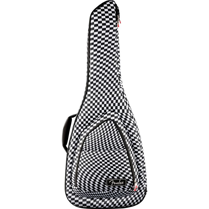 Foto van Fender f620 gig bag wavy checkerboard voor elektrische gitaar