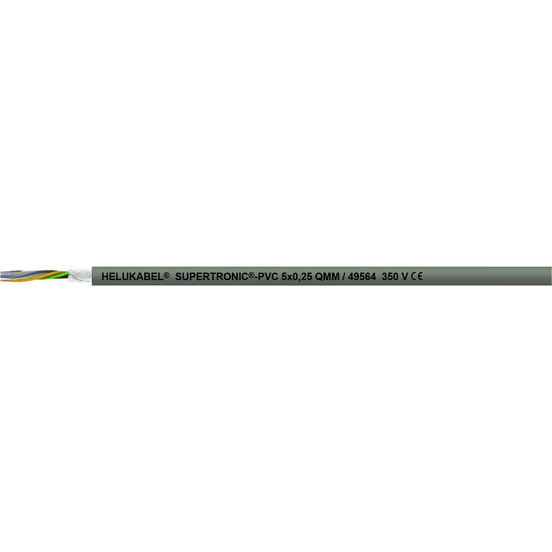 Foto van Helukabel 49555 geleiderkettingkabel s-tronic-pvc 10 x 0.14 mm² grijs 100 m