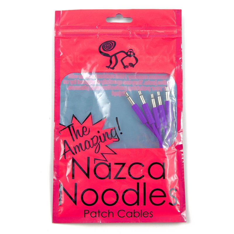 Foto van Cre8audio nazca noodles violet 15 cm patchkabels