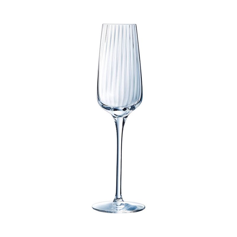 Foto van Set van bekers chef & sommelier symetrie champagne 6 stuks transparant glas 210 ml