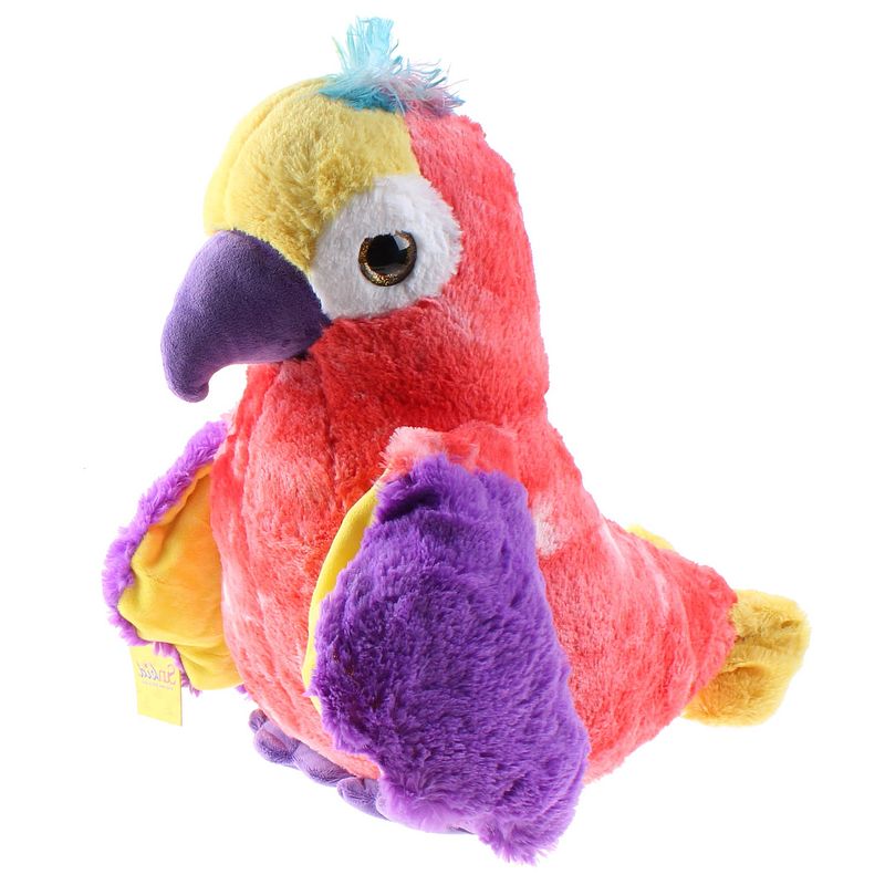Foto van Sunkid papegaai big eye junior 43 cm pluche roze/paars/geel