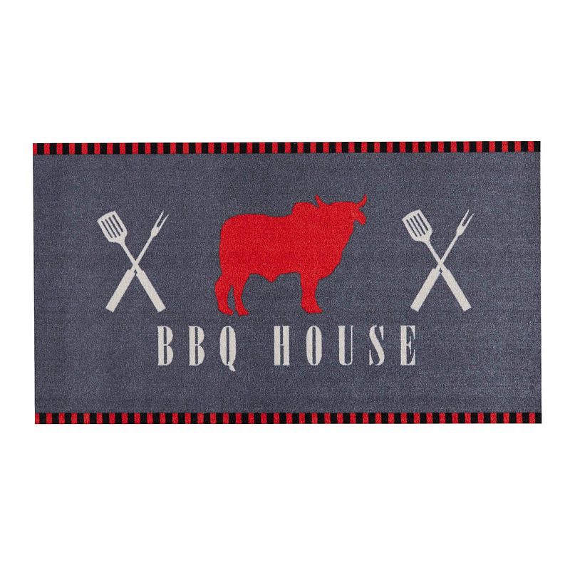 Foto van Md entree - barbecue mat - bbq house - 67 x 120 cm