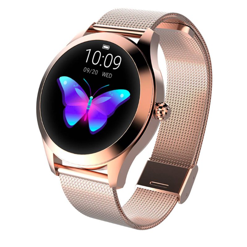 Foto van Luxe smartwatch voor vrouwen - android en ios - met bluetooth - rosé
