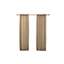 Foto van Larson - velvet gordijnen - 1.4m x 2.5m - ringen - taupe