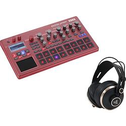 Foto van Korg electribe sampler 2 red + devine pro 5000 studio hoofdtelefoon