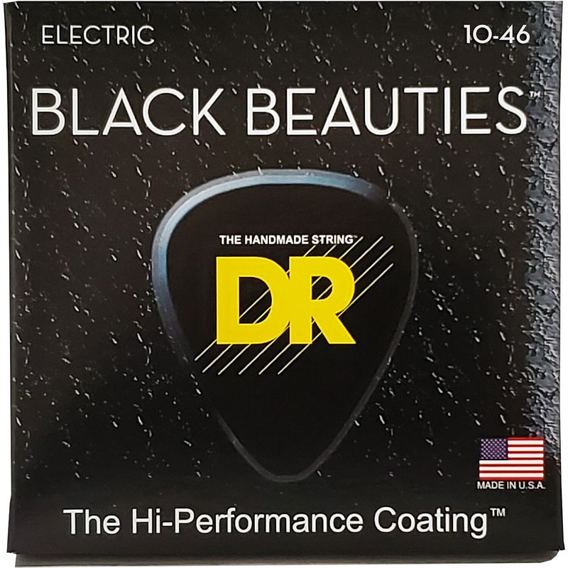 Foto van Dr strings bke10 extra life black beauties 10-46 snarenset