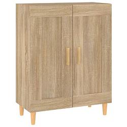 Foto van Vidaxl dressoir 69,5x34x90 cm bewerkt hout sonoma eikenkleurig