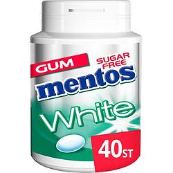 Foto van Mentos gum white green mint pot 40 stuks bij jumbo