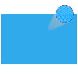 Foto van Vidaxl zwembadhoes rechthoekig 600x400 cm pe blauw