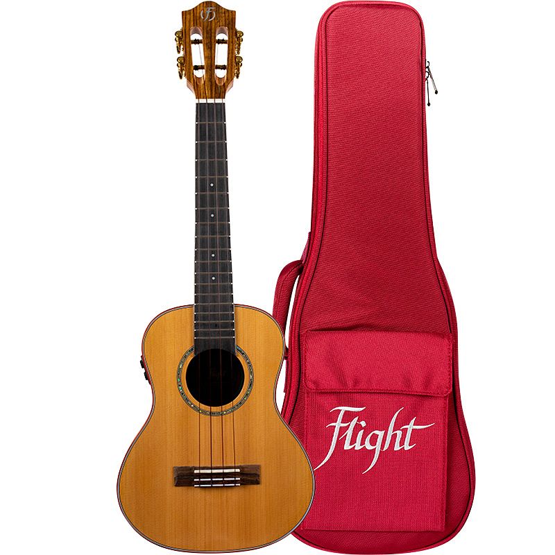 Foto van Flight princess series diana soundwave tenor elektrisch-akoestische tenor ukelele met ingebouwde effecten