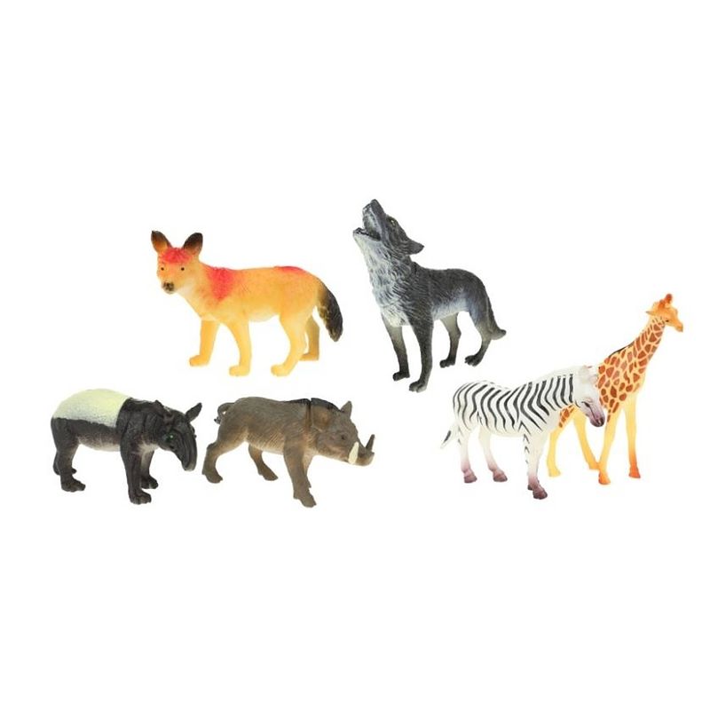 Foto van Toi-toys wilde dieren 6 stuks