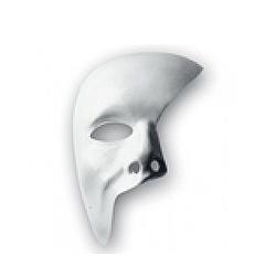 Foto van 6 witte gezichtsmaskers phantom - verkleedmaskers