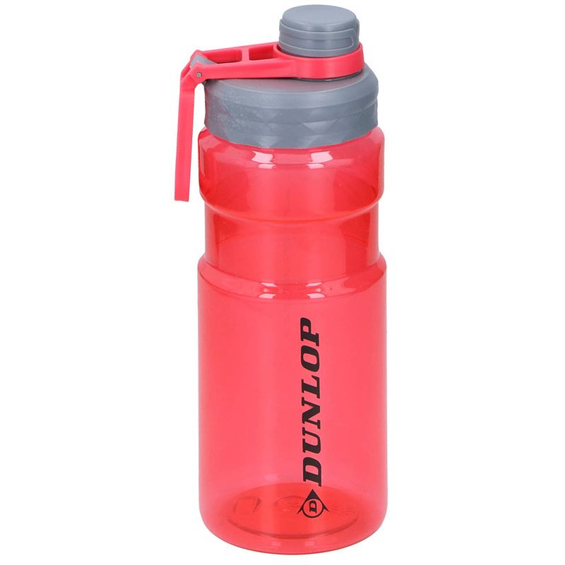 Foto van Bidon/drinkfles transparant rood 1100 ml - drinkflessen