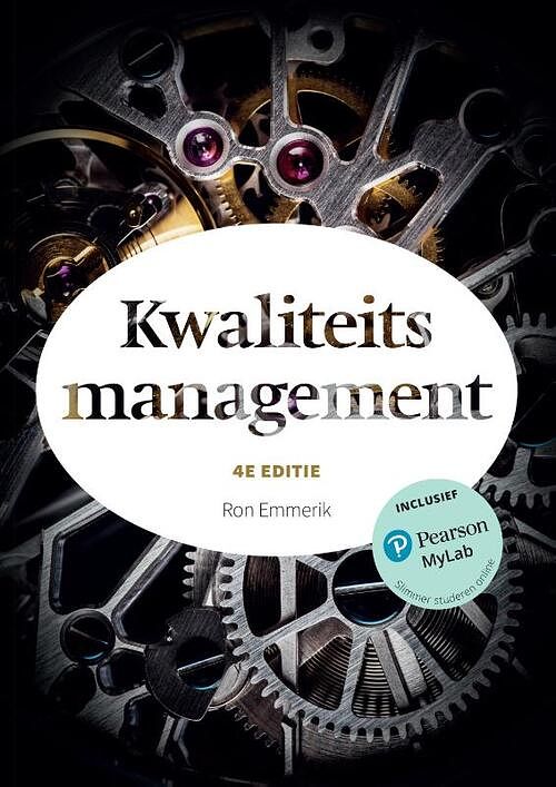 Foto van Kwaliteitsmanagement, 4e editie met mylab nl togangscode - ron emmerik - paperback (9789043036801)