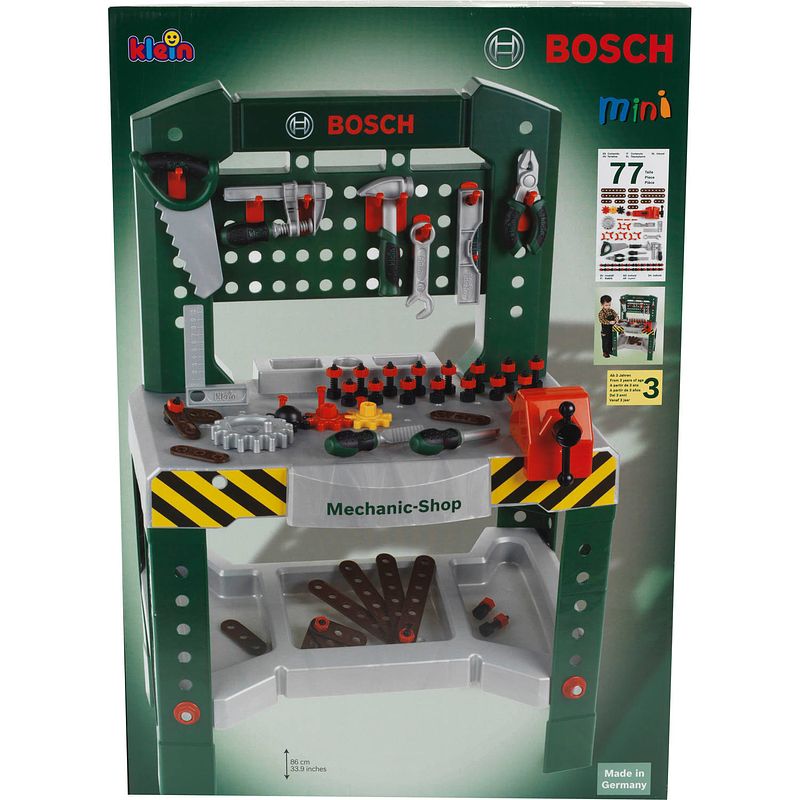 Foto van Bosch speelgoed werkbank