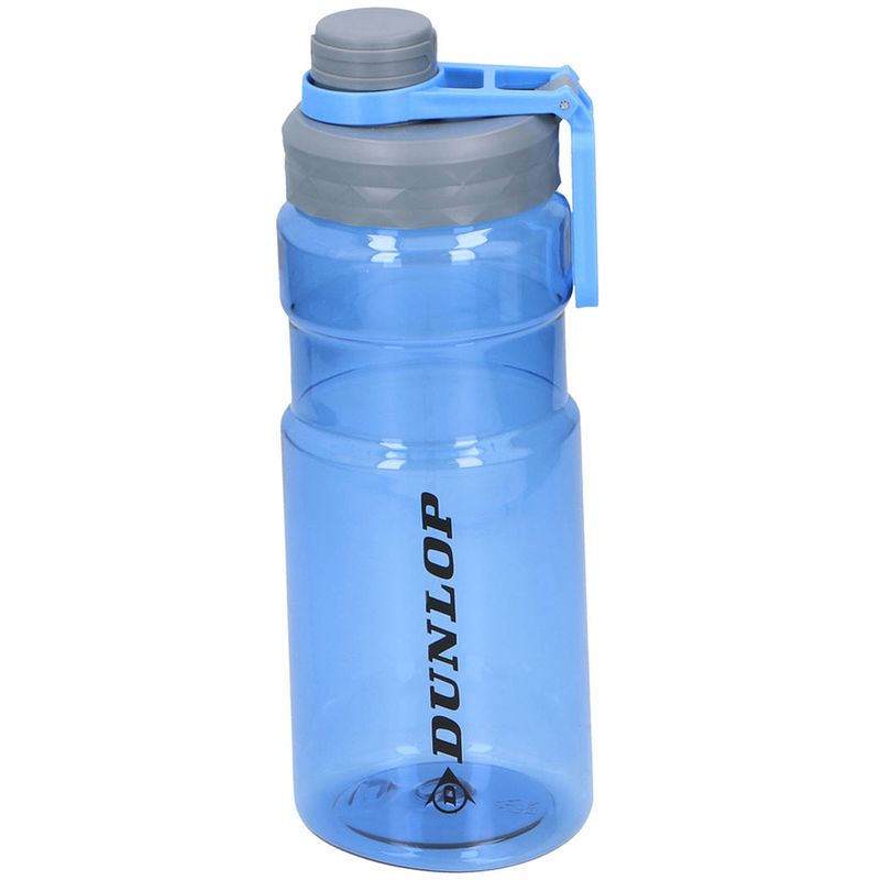 Foto van Transparant blauwe bidon/drinkfles 1100 ml - drinkflessen