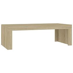 Foto van Vidaxl salontafel 110x50x35 cm spaanplaat sonoma eikenkleurig