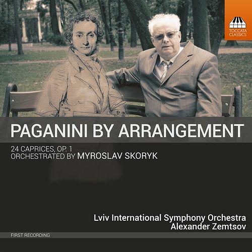 Foto van Paganini: 24 caprices, op. 1 orchestrated by myroslav skoryk - cd (5060113444639)