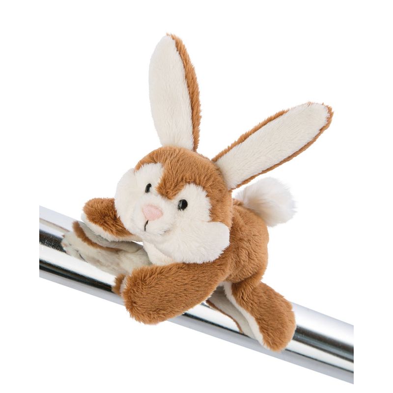 Foto van Nici knuffelhaas poline junior 10 cm pluche/polyester bruin