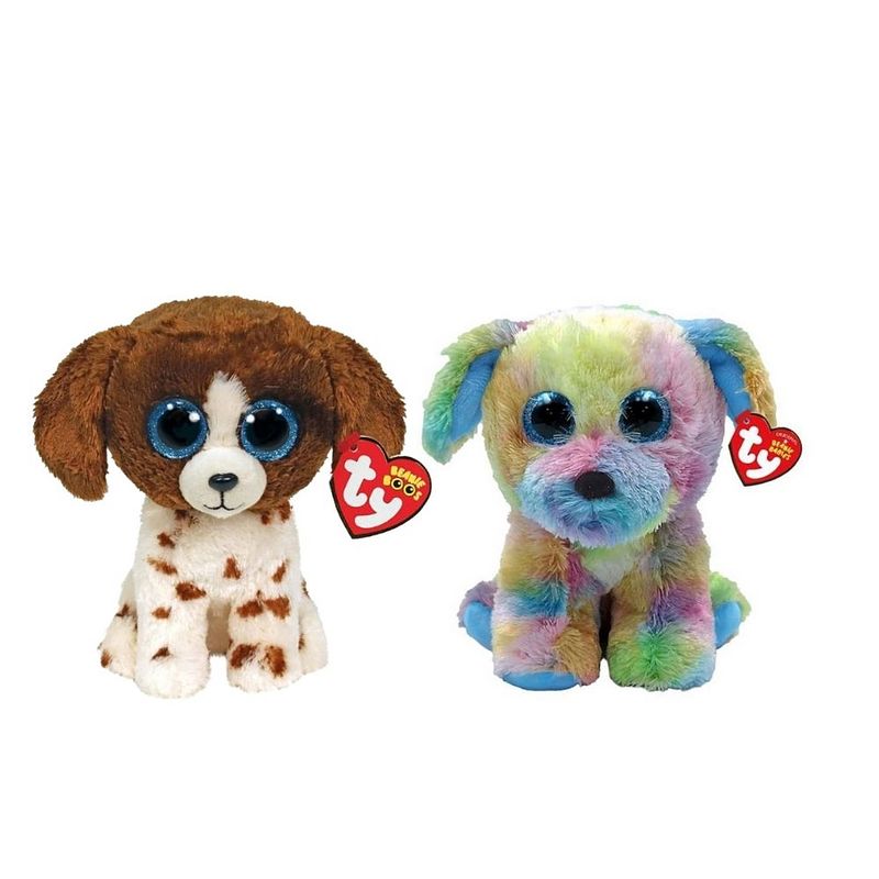 Foto van Ty - knuffel - beanie boo's - muddles dog & max dog