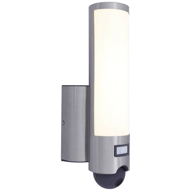 Foto van Lutec elara 5267106001 led-wandlamp met bewegingsmelder energielabel: f (a - g) led led 17.50 w rvs