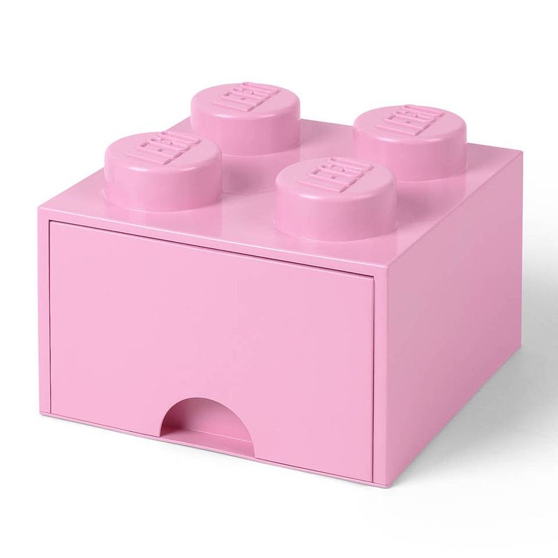 Foto van Lego brick 4 opberglade - light purple