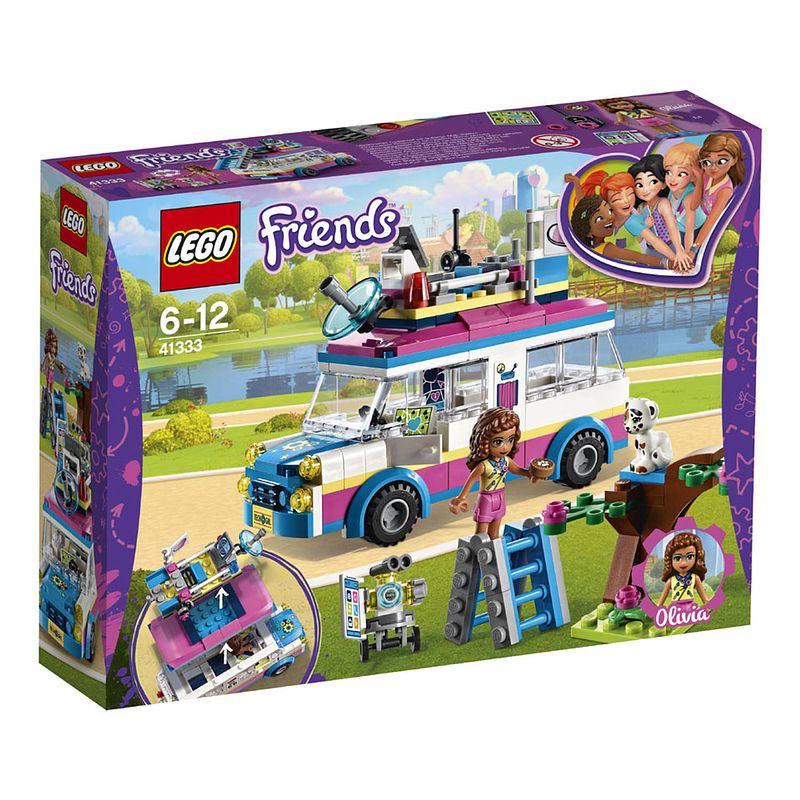 Foto van Lego friends olivia's missievoertuig 41333