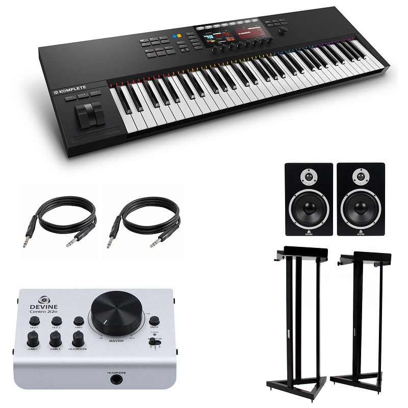 Foto van Native instruments kontrol s61 mk2 studio set start