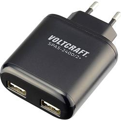 Foto van Voltcraft spas-2400/2+ vc-11332175 usb-oplader thuis uitgangsstroom (max.) 4800 ma 2 x usb