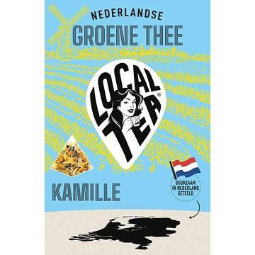 Foto van Localtea nederlandse groene thee kamille 10 stuks 14g bij jumbo