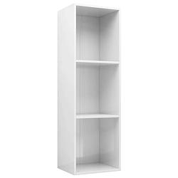 Foto van The living store boekenkast classic - hout - 36 x 30 x 114 cm - inclusief montagematerialen