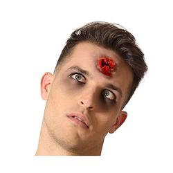 Foto van Horror/halloween verkleed accessoires littekens - nep wond - opplakken op huid - verkleed tatoeages