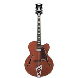 Foto van D'sangelico exl-1 satin walnut elektrische gitaar