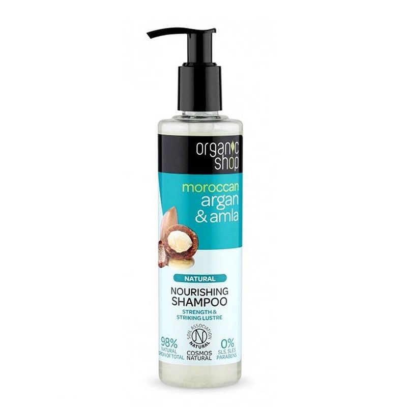 Foto van Natural nourishing shampoo natuurlijke voedende shampoo argan & amla 280ml