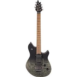 Foto van Evh wolfgang standard qm baked maple black fade elektrische gitaar