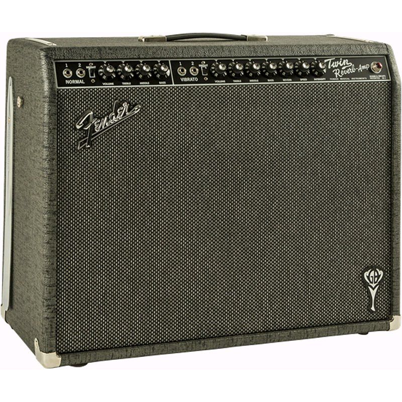 Foto van Fender gb twin reverb (george benson signature) buizenversterker