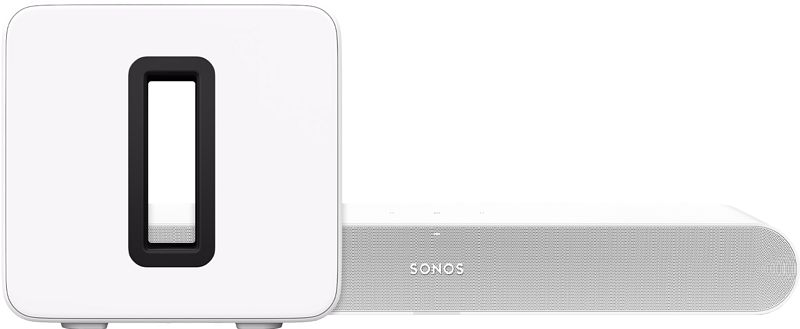 Foto van Sonos ray wit + sub g3