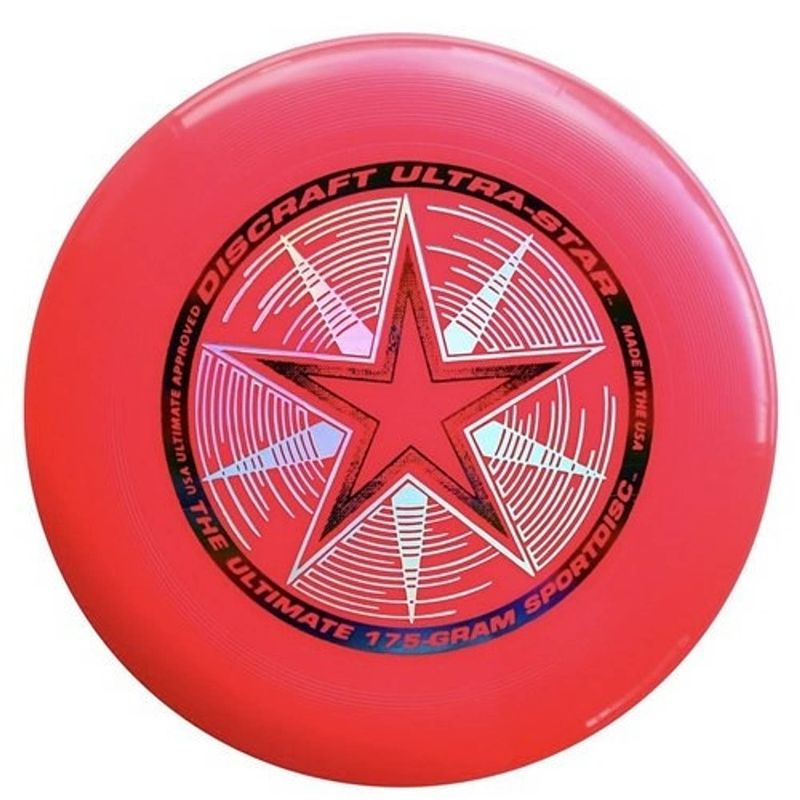 Foto van Discraft frisbee ultrastar pink 175 gram roze