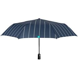 Foto van Perletti paraplu automatisch heren 98 cm microvezel blauw