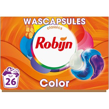 Foto van Robijn classics 3in1 wascapsules color 26 wasbeurten bij jumbo