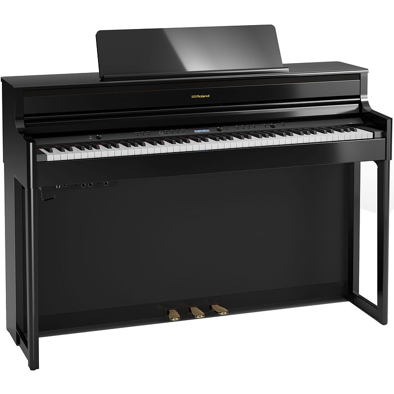 Foto van Roland hp704 digitale piano polished ebony