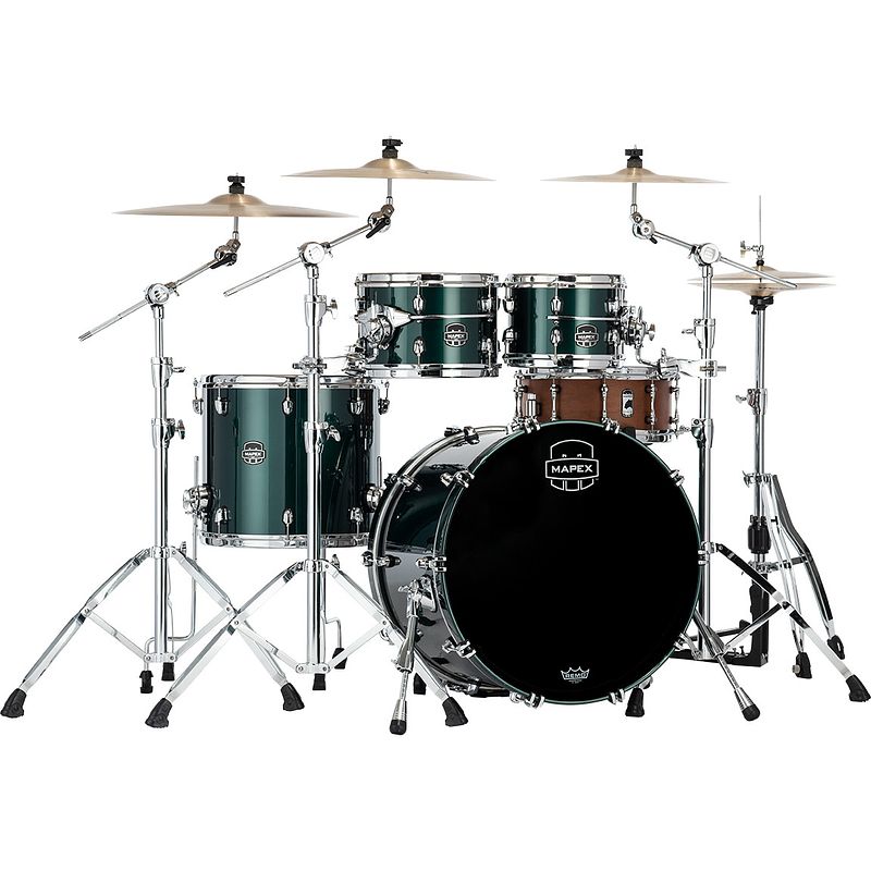 Foto van Mapex se529xem saturn evolution maple classic brunswick green 4-delige shellset