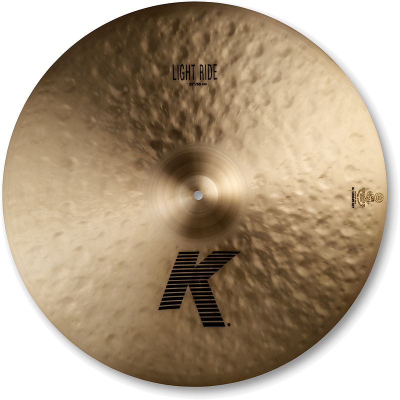 Foto van Zildjian k family light ride 22 inch ride bekken