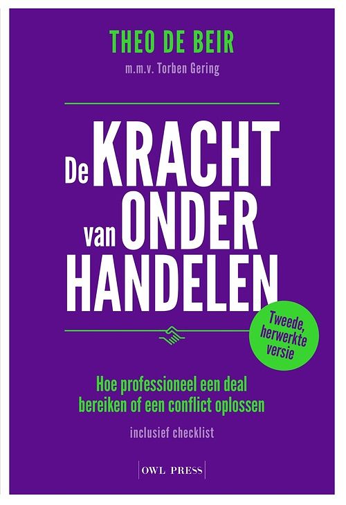 Foto van De kracht van onderhandelen - theo de beir - ebook