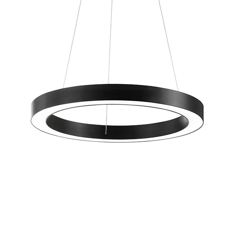 Foto van Ideal lux - oracle - hanglamp - aluminium - led - zwart