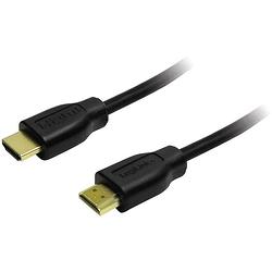 Foto van Logilink hdmi aansluitkabel hdmi-a stekker, hdmi-a stekker 3.00 m zwart ch0038 hdmi-kabel