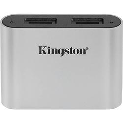 Foto van Kingston kingston externe geheugenkaartlezer / hub usb-c® usb 3.2 (gen 1) zilver-zwart